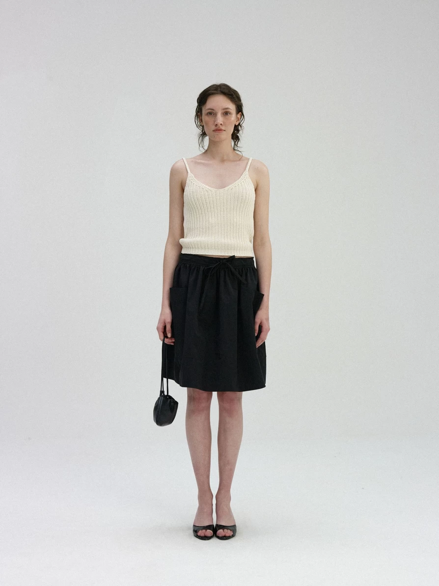 Nothing Written Black Casali Flared Skirt - 2nd Hand Vintage Style
