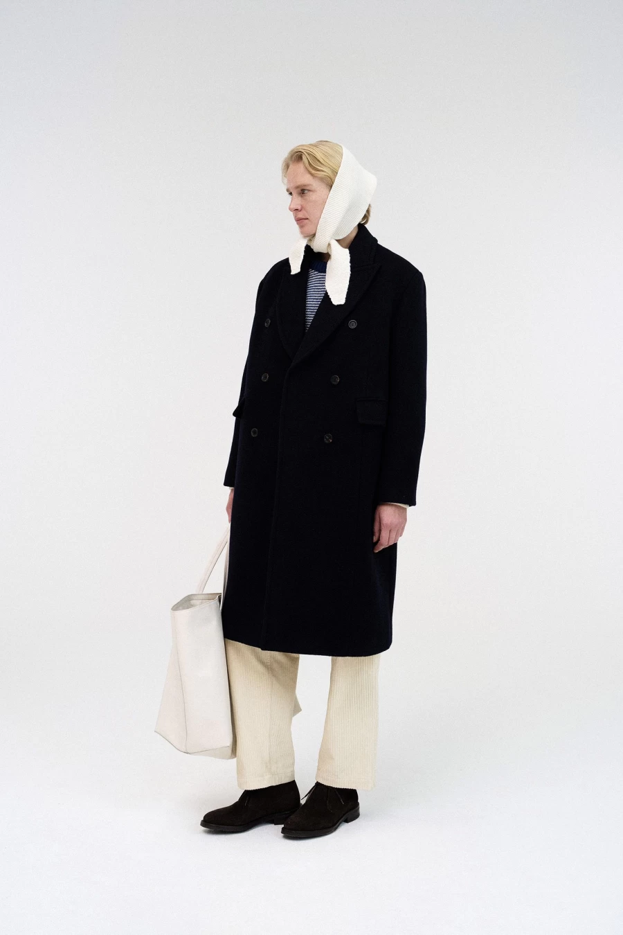 Minimalist Large White Tote Bag - Spacious & Stylish Unbranded Carryall
