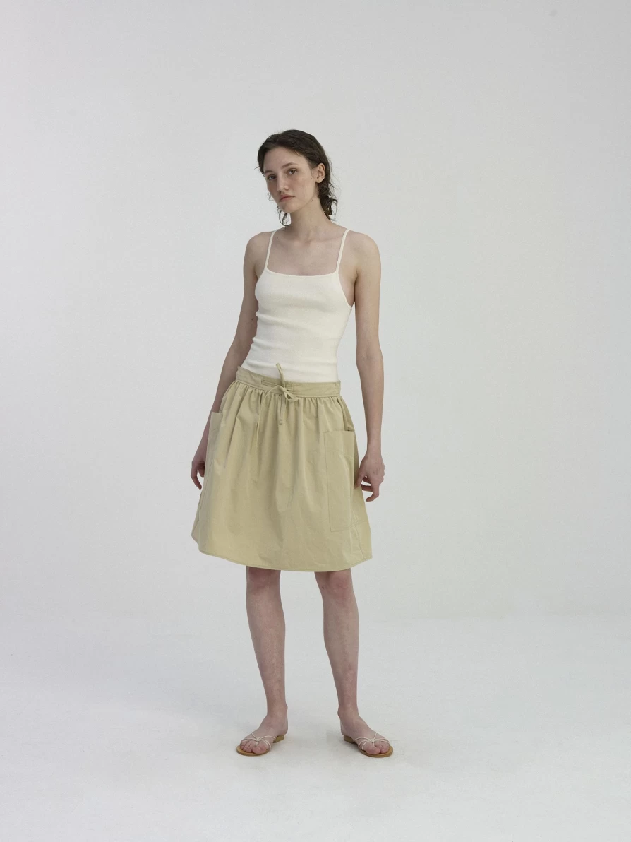 Nothing Written Ivory Yekki Knit Sleeveless Top for Women - Breathable Summer Casual Wear