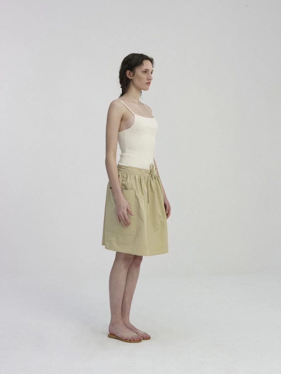 Nothing Written Ivory Yekki Knit Sleeveless Top for Women - Breathable Summer Casual Wear