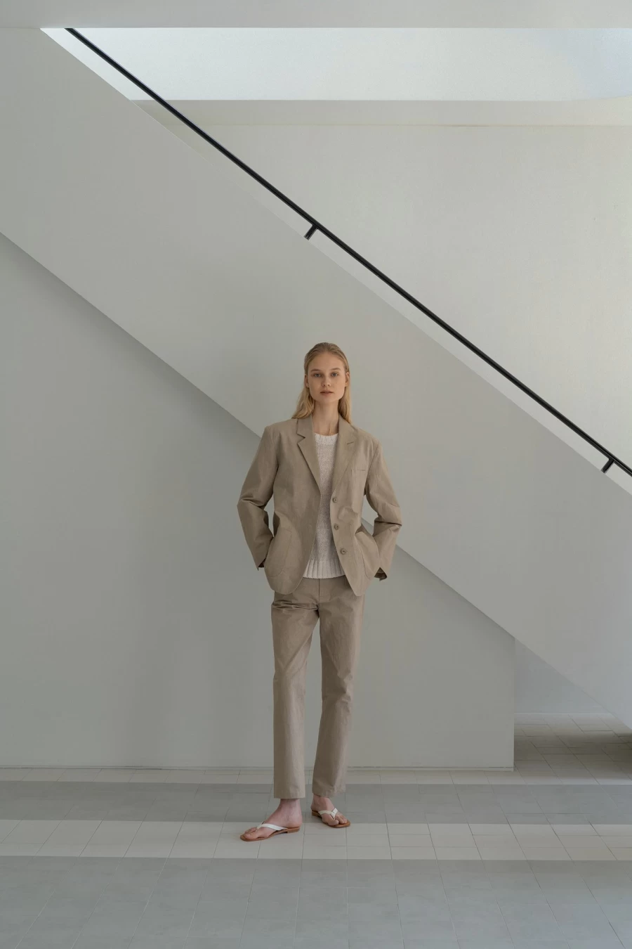 "Vintage Beige Jacket – Sophei's Classic Old Style Coat"