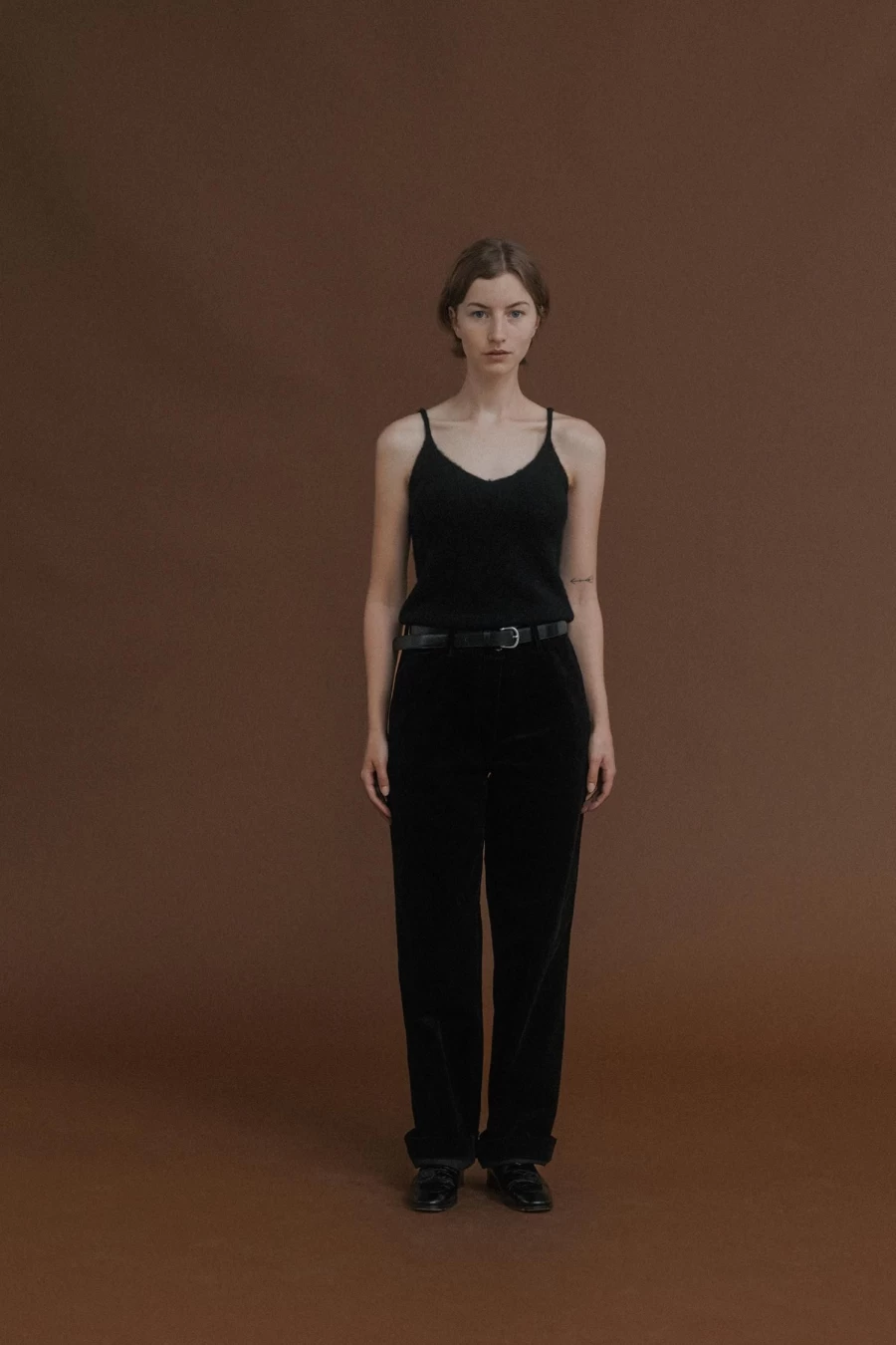 Nothing Written Black Alpaca Wool Sleeveless Knit Top