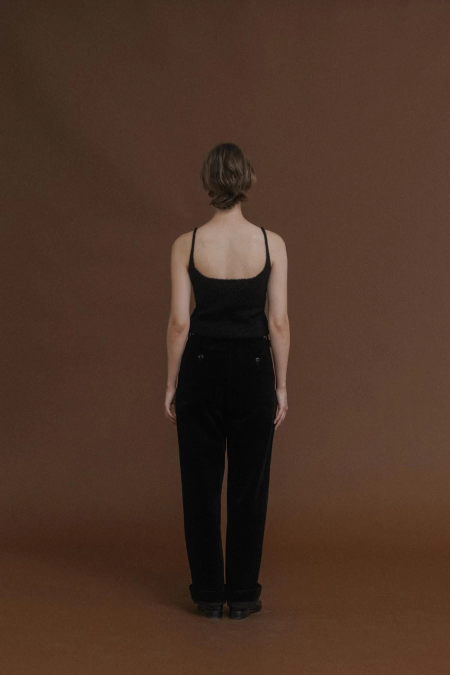 Nothing Written Black Alpaca Wool Sleeveless Knit Top