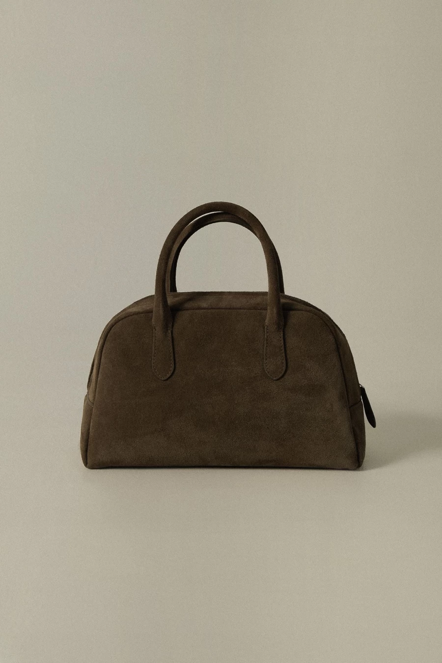 Vintage Dark Brown Suede Mini Golf Bag for Men & Women - Compact & Lightweight Golf Accessory