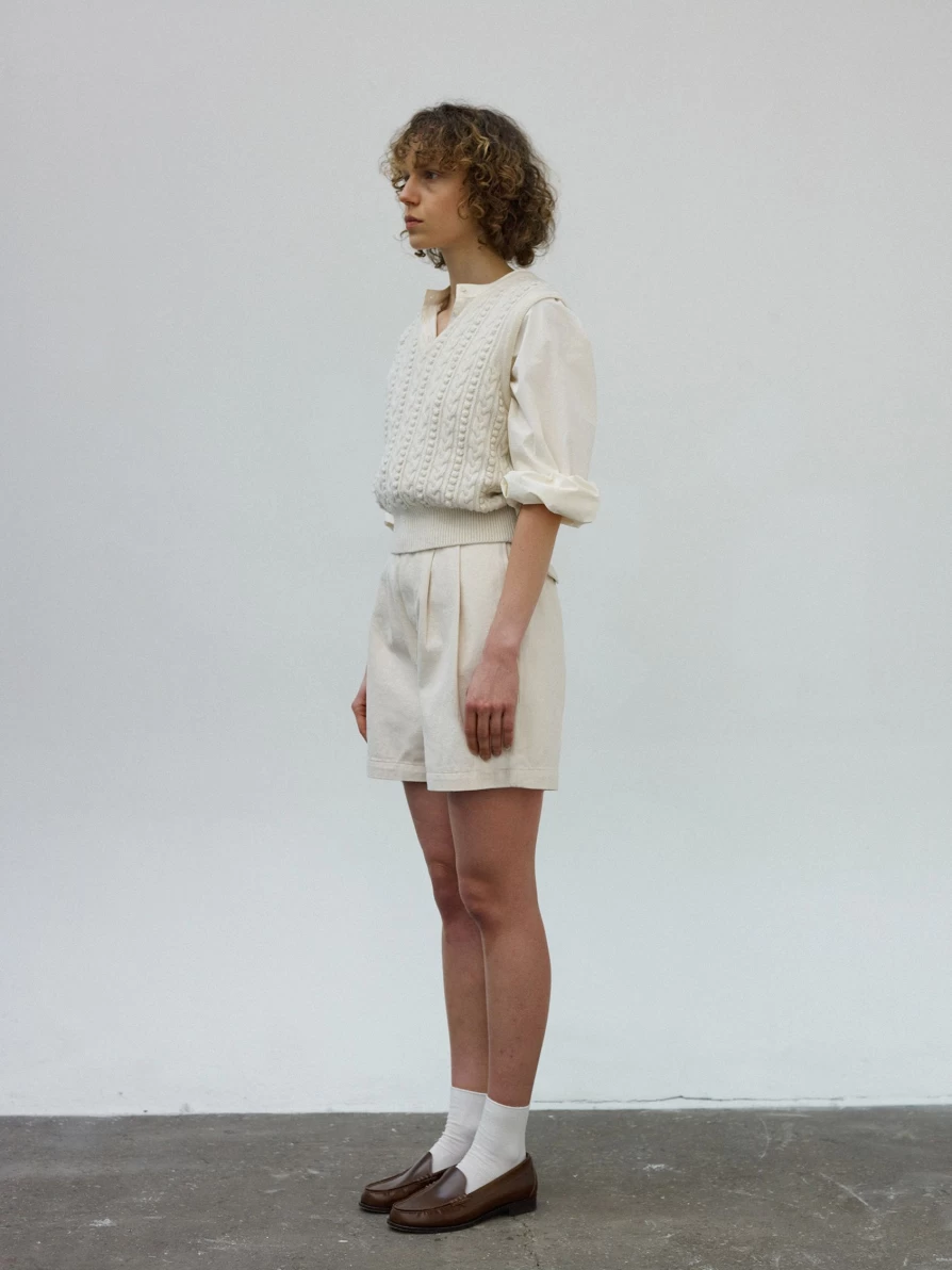 Nothing Written Lizzy Vest Ivory - 15Th Lightweight Casual Women's Top