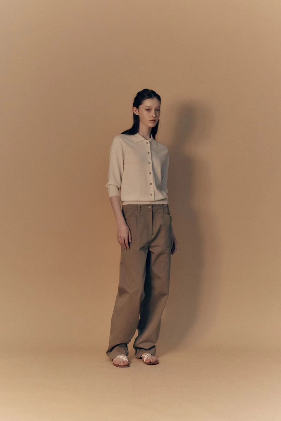 "Yena Ivory Wool Shirt – 3Rd Collection by Nothing Written"