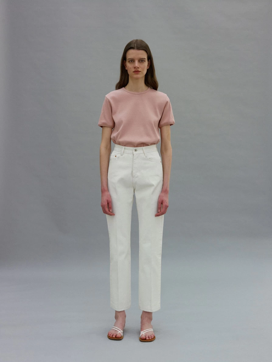 Nothing Written 6th Ollie Crop T-Shirt - Rose Pink Women's Fashion Top