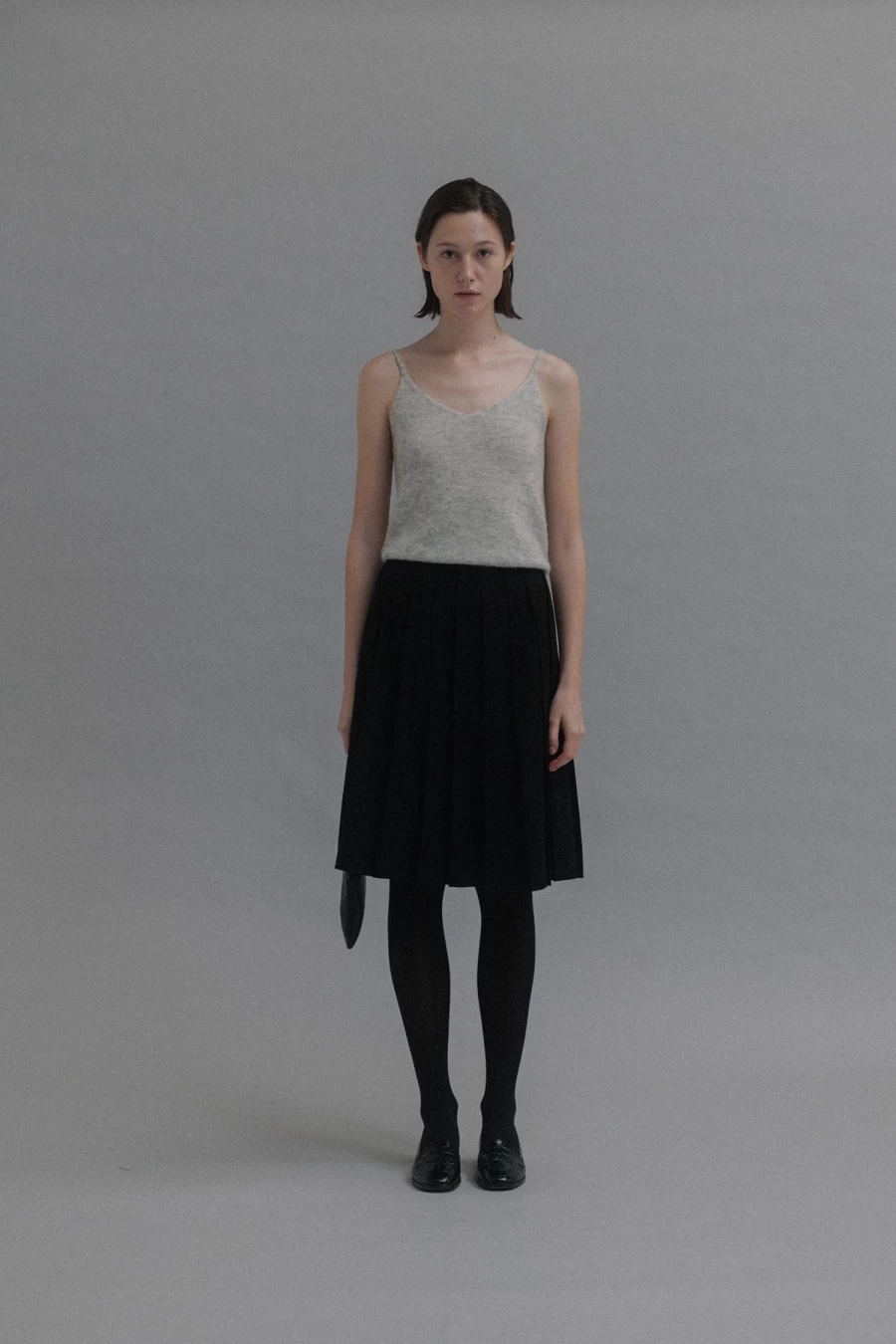 "Kotte Alpaca Sleeveless Knit Sweater Gray – 4th Collection"