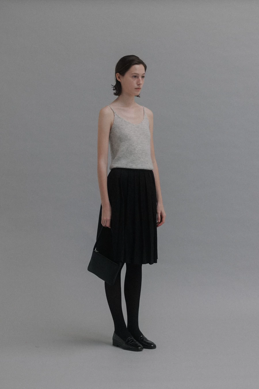 "Kotte Alpaca Sleeveless Knit Sweater Gray – 4th Collection"