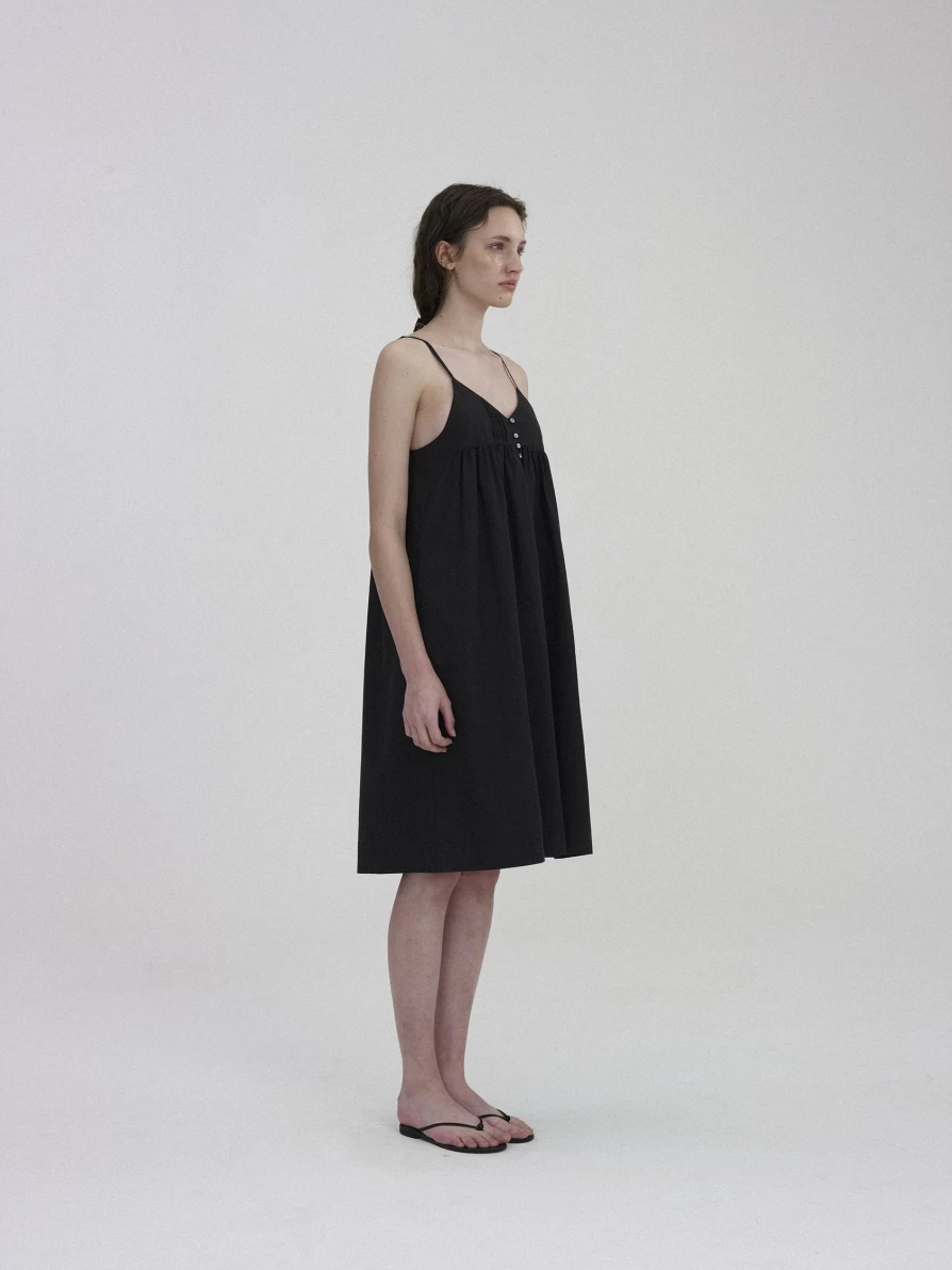 "Black Cami Mid One-Piece Swimsuit - Nothing Written Brand"