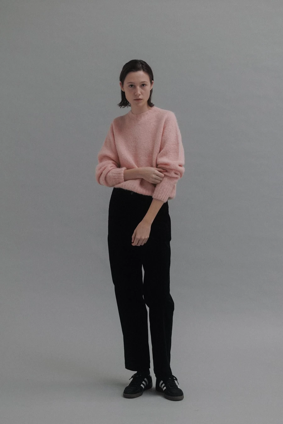 5th Generation Alpaca Wool Pullover Sweater for Women - Soft Baby Pink Cozy Knit Sweater
