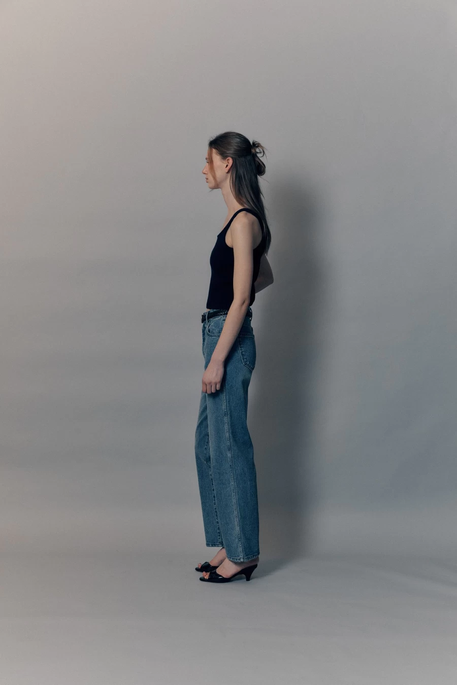"Nothing Written Keiro Boucle Sleeveless Top - Dark Navy Women's Fashion"